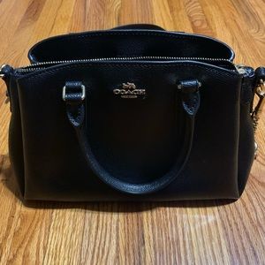 Coach Mini Sage Carryall in Black/Gold